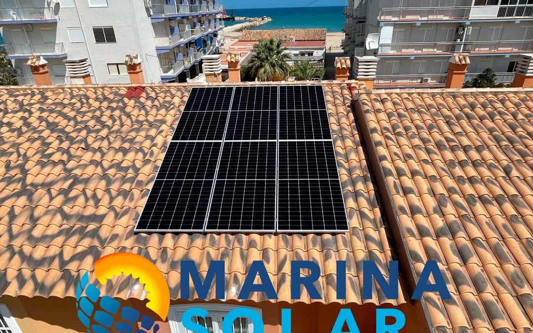 Instalación de sistema de energía solar fotovoltaica en Dénia